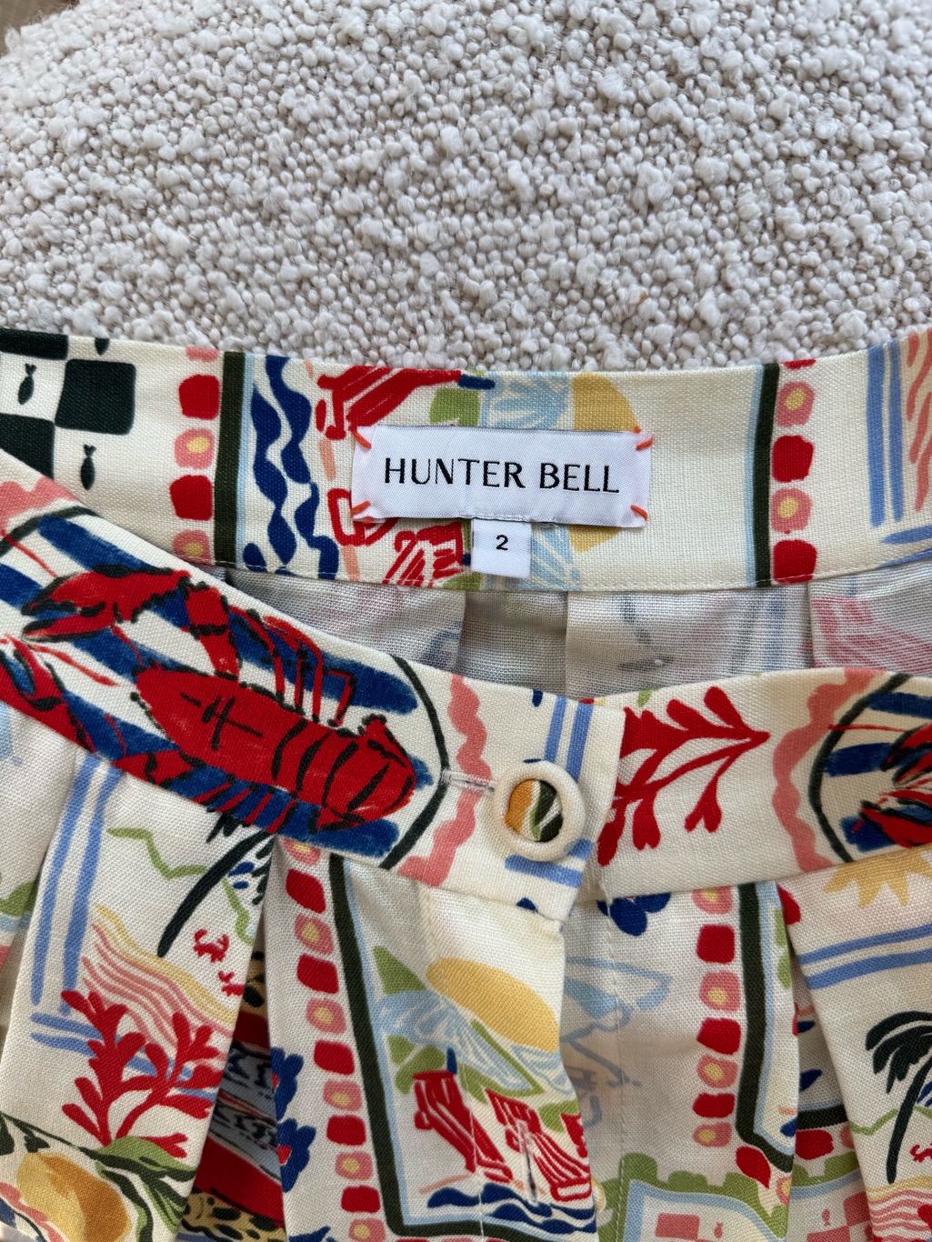 Hunter Bell Eva Linen Skirt — image 7 of 7